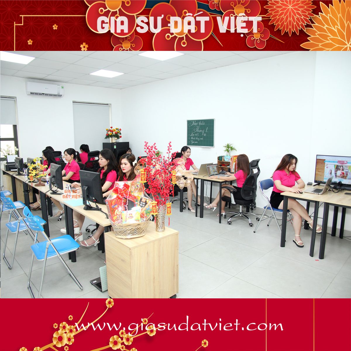 văn phòng làm việc của gia sư đất việt