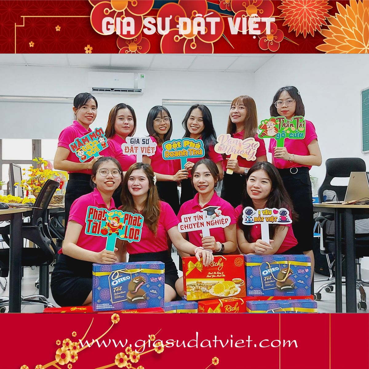 đội ngũ nhân viên của gia sư đất việt